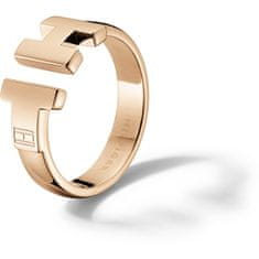 Tommy Hilfiger Luxusné bronzový prsteň z ocele TH2700862 (Obvod 52 mm)