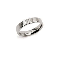 Boccia Titanium Titánový prsteň s diamantmi 0121-02 (Obvod 50 mm)