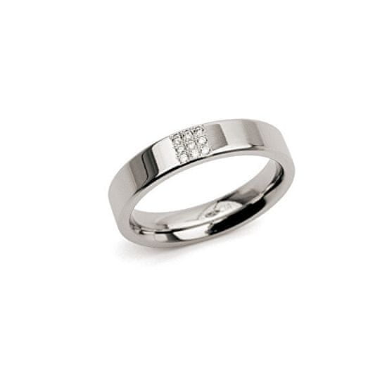 Boccia Titanium Titánový prsteň s diamantmi 0121-02
