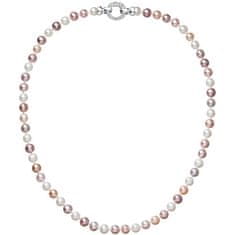 Evolution Group Farebný perlový náhrdelník Pavona 22004.3 A