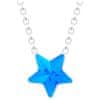 Oceľový náhrdelník s hviezdičkou Akva Virgo 7342 67