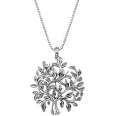 Hot Diamonds Luxusný strieborný náhrdelník so stromom života Jasmine DP700 (retiazka, prívesok)
