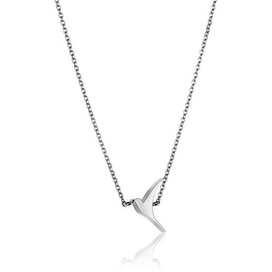Emily Westwood Elegantný oceľový náhrdelník s holubicou WN1005S