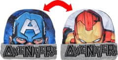 Sun City Detská čiapka Avengers Captain America Ironman oboustranná Velikost: MODRÁ 52
