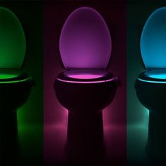 Svetlo na WC so senzorom pohybu