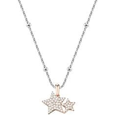 Morellato Bicolor hviezdičkový náhrdelník Love SOR17