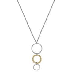 S'Agapõ Bicolor náhrdelník s kruhmi Sirkel SSK02