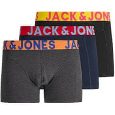 Jack&Jones 3 PACK - pánske boxerky JACCRAZY 12151349 (Veľkosť S)