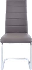 Danish Style Jedálenská stolička Aber (Súprava 4 ks), sivá