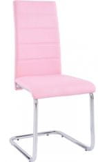 Danish Style Jedálenská stolička Aber (Súprava 2 ks), ružová