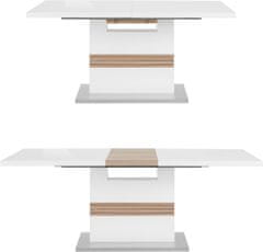 Danish Style Jedálenský stôl Pavlo, 200 cm, biela