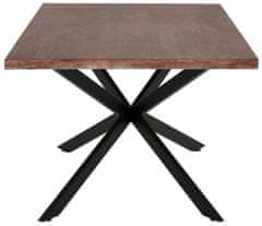 Danish Style Jedálenský stôl Adrie, 200 cm, tmavohnedá