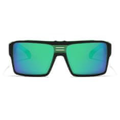KDEAM Williston 3 slnečné okuliare, Black & Green / Green