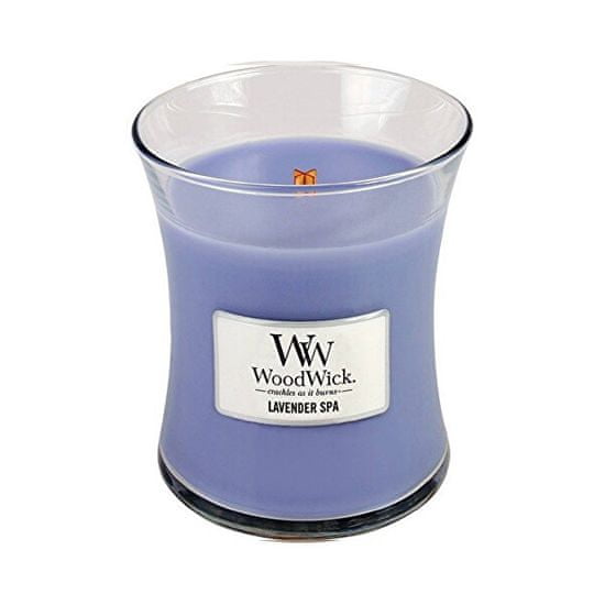 Woodwick Vonná sviečka váza Lavender Spa 275 g