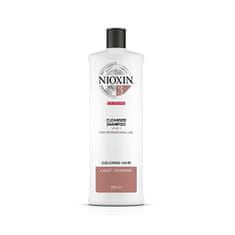 Nioxin Čistiace šampón pre jemné farbené mierne rednúce vlasy System 3 (Shampoo Cleanser System 3 ) (Objem 1000 ml)