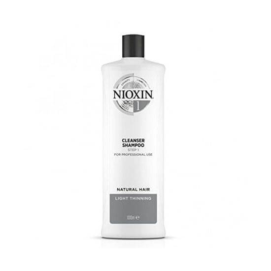 Nioxin Čistiace šampón pre jemné mierne rednúce prírodné vlasy System 1 (Shampoo Cleanser System 1 )