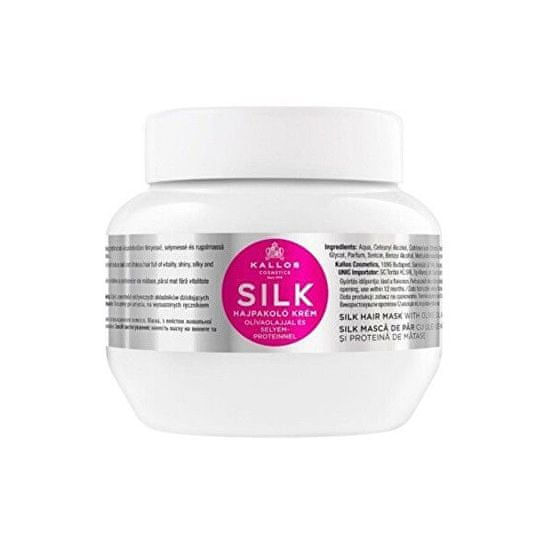 Kallos Hydratačná maska na vlasy s olivovým olejom a hodvábnym proteínom KJMN ( Silk Hair Mask with Olive O