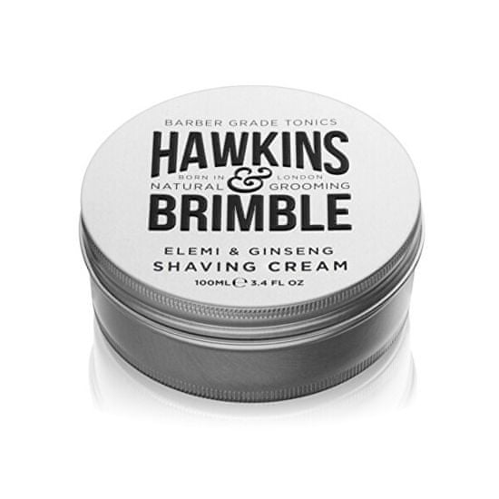 Hawkins & Brimble Hydratačný krém na holenie s vôňou elemi a ženšenu (Elemi & Ginseng Shaving Cream) 100 ml