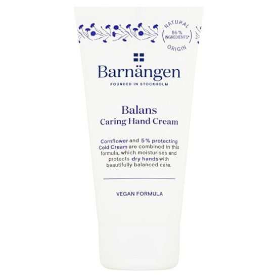 Barnängen Ošetrujúce krém na suché ruky Balans ( Caring Hand Cream) 75 ml