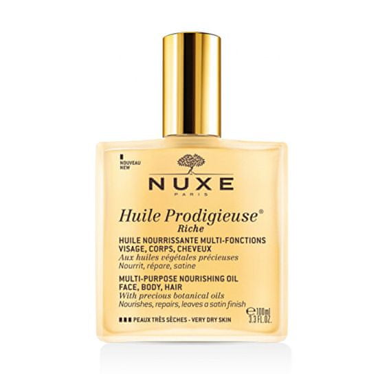 Nuxe Multifunkčný suchý olej pre veľmi suchú pokožku Huile Prodigieuse Richa (Multi-Purpose Nourishing Oi