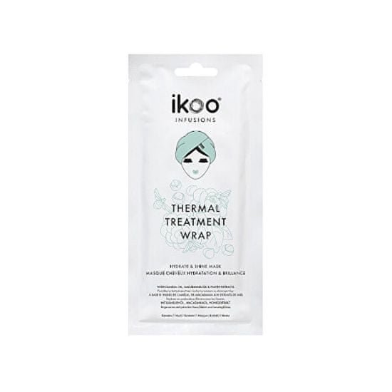Ikoo Maska pre hydratáciu a lesk suchých a kučeravých vlasov Hydrate & Shine (Thermal Treatment Wrap) 35