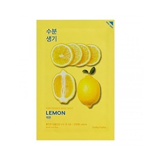 Holika Holika Tonizujúca plátenná maska Lemon (Pure Essence Mask Sheet) 20 ml