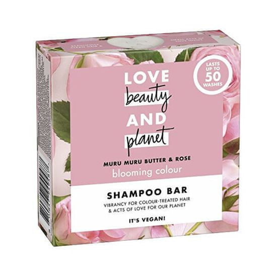 Love Beauty & Planet Tuhý šampón s ružovým olejom a maslom muru muru (Shampoo Bar) 90 g