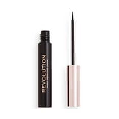 Makeup Revolution Očná linka Super Flick (Eyeliner) 4,5 ml (Odtieň Black)