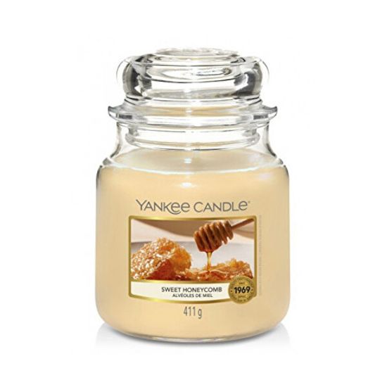 Yankee Candle Aromatická sviečka Classic strednej Sweet Honeycomb 411 g