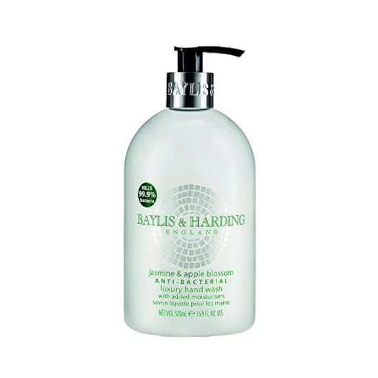 Baylis & Harding Antibakteriálne tekuté mydlo na ruky Jazmín a jablkový kvet (Anti-Bacterial Luxury Hand Wash) 500 ml