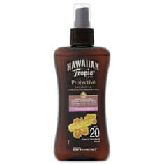 Hawaiian Tropic Suchý olej na opaľovanie s rozprašovačom SPF 20 Protective (Dry Spray Oil) 200 ml