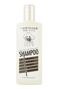 Gottlieb Pudel šampón s makadamovými olejom Biely 300ml