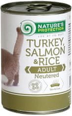 Nature's Protection Nature 'Protection Cat konz.Neutered morka / losos 400 g