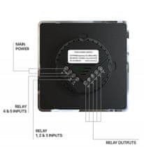 HELTUN HELTUN Touch Panel Switch Duo (HE-TPS02-WWM), Z-Wave nástenný vypínač 2 tlačidlá, Biely