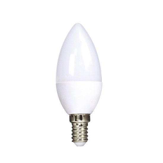 Solight LED žiarovka Ecolux 3-pack, sviečka, 6W, E14, 3000K, 450L