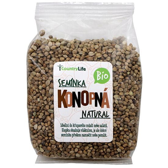 Country Life Bio Konopné semienko nelupanej 250 g