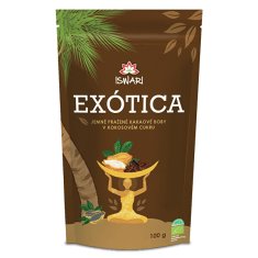 Iswari BIO Kakaové bôby v kokosovom cukru Exotic 100 g
