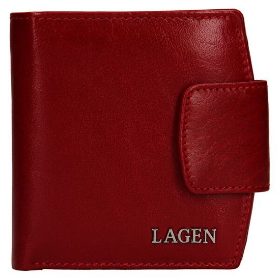 Lagen Dámska kožená peňaženka 50465 Red