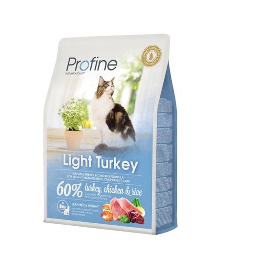 Profine Cat Light Turkey 2 kg + 300 g