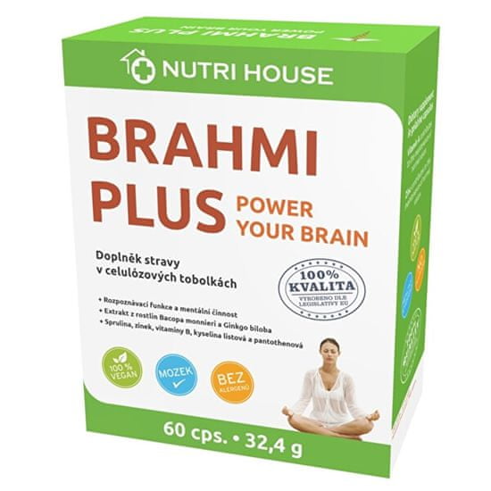 Nutrihouse Brahmi Plus 60 cps.