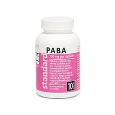 Natural Vitamín B10 PABA 100 mg 100 kapslí
