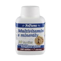 MedPharma Multivitamin s minerály 30 složek 100 tbl. + 7 tbl. ZDARMA