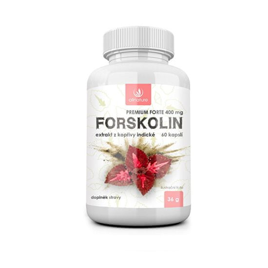 Allnature Forskolin Premium forte 400 mg 60 kapsulí
