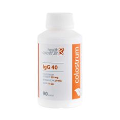 Health&colostrum Colostrum IgG 40 (350 mg) + betaglukan + selén 90 kapsúl