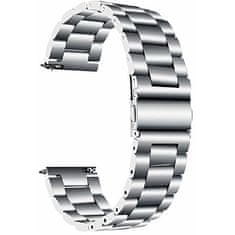 4wrist Oceľový remienok na Samsung Galaxy Watch - Silver 22 mm