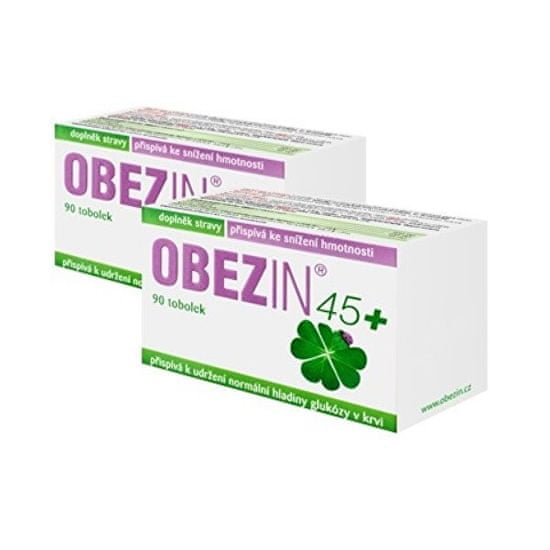 Danare OBEZIN® 45+ mesačný chudnúce kôra 2 x 90 kapsúl
