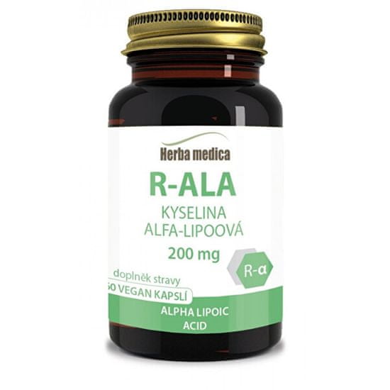 HerbaMedica Acti R - ALA (kyselina lipoová) - 60 tabletiek - 200 mg