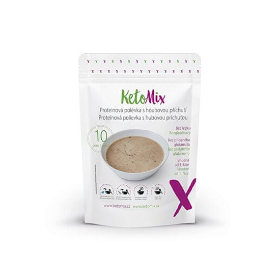KetoMix Proteinová polévka s houbovou příchutí (10 porcí)