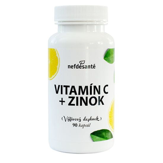 Nefdesanté Vitamín C + Zinok 90 kapsúl