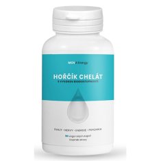 MOVit Horčík B6 Chelát 100 mg, 90 vegánskych kapsúl